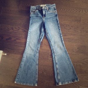 TOPSHOP Jamie Flare petite jeans